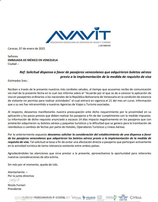 Comunicación Avavit - Embajada de México